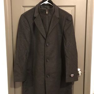 Kirkland Men’s Wool Cashmere Blend Dress Coat